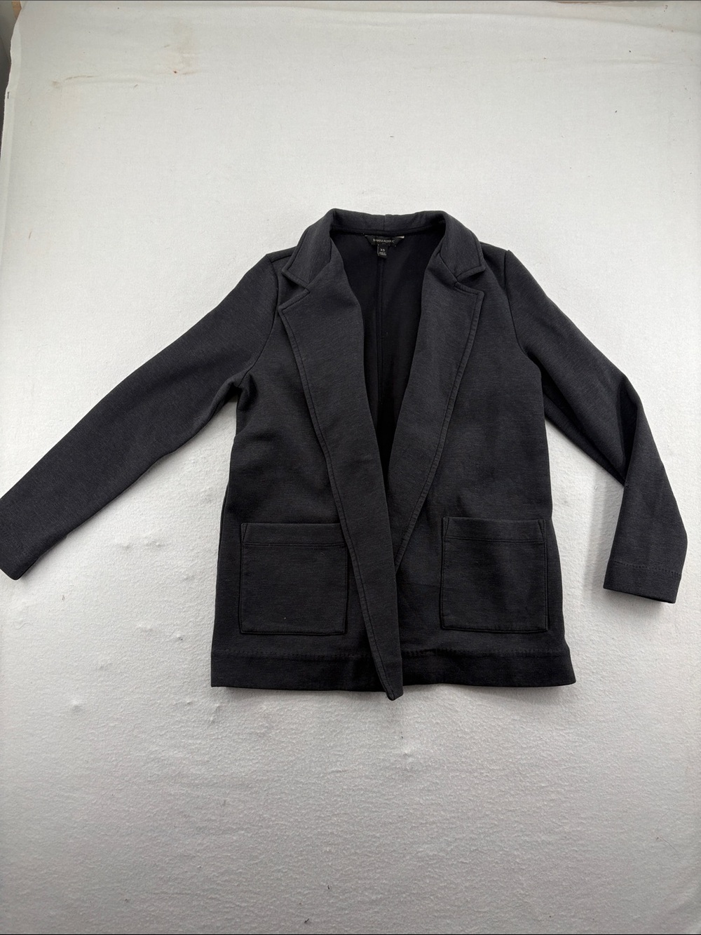 Banana Republic Black Open-Front Blazer Jacket